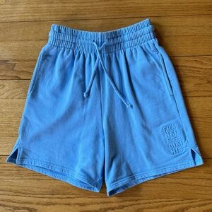 Frankie's Bikinis: Chambray Burl High Waist Sweat Short